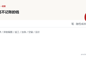 机加工 隐性成本:六笔不记账的钱